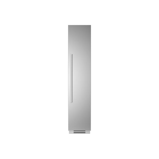 Bertazzoni 18" 8.2 Cu.Ft. Stainless Steel Built-in Freezer Column With Automatic Ice Maker and Right Swing Door