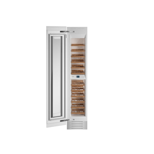 Bertazzoni 18" Panel Ready Built-in Wine Cellar Column With Left Swing Door