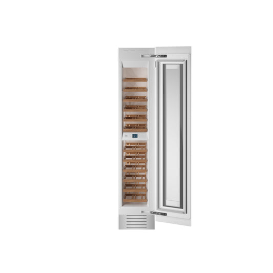 Bertazzoni 18" Panel Ready Built-in Wine Cellar Column With Right Swing Door