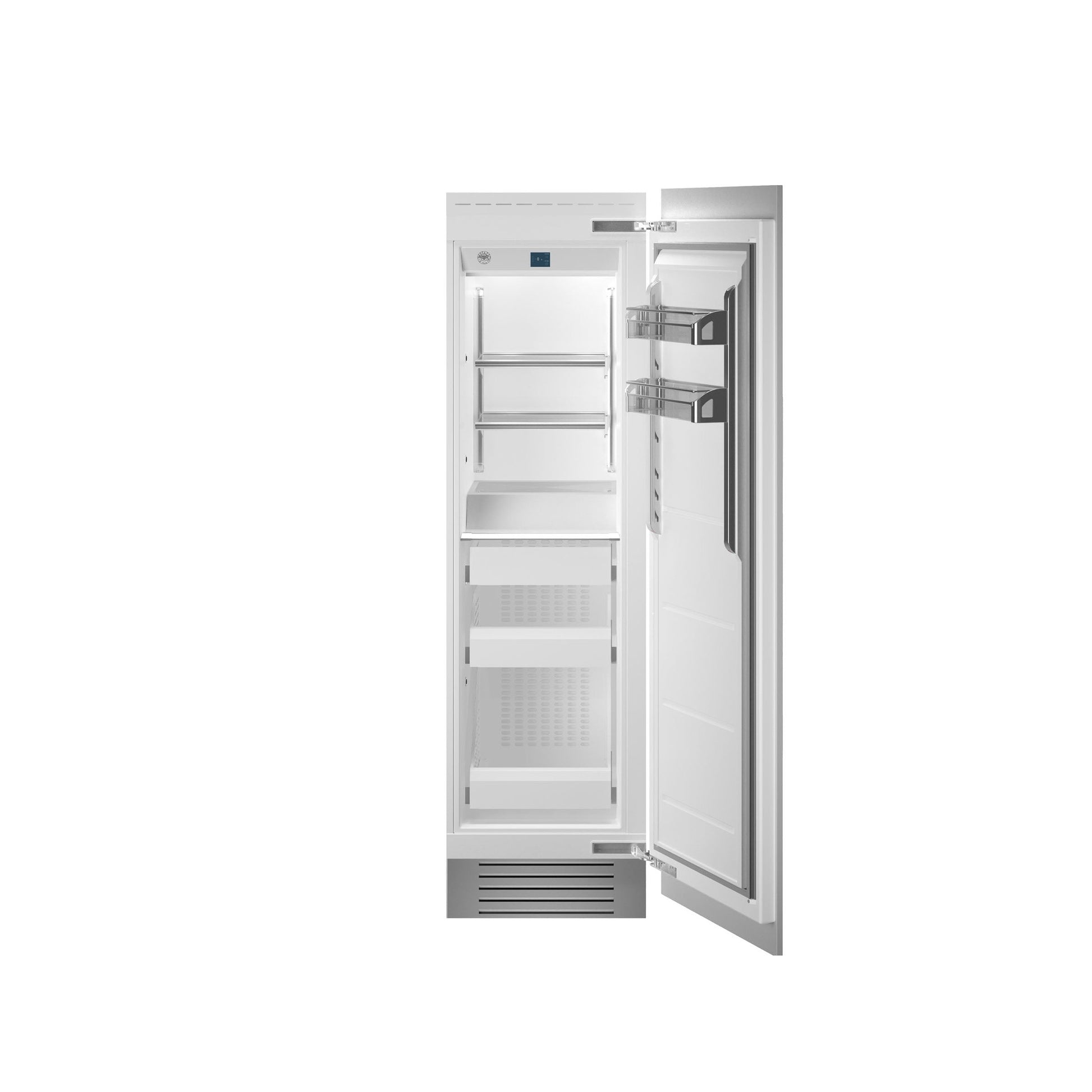 Bertazzoni 24" 12.64 Cu.Ft. Panel Ready Built-in Freezer Column With Automatic Ice Maker and Right Swing Door