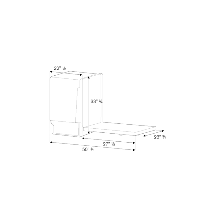 Bertazzoni 24" Stainless Steel Panel Installed Built-In Dishwasher With 14 Place Settings