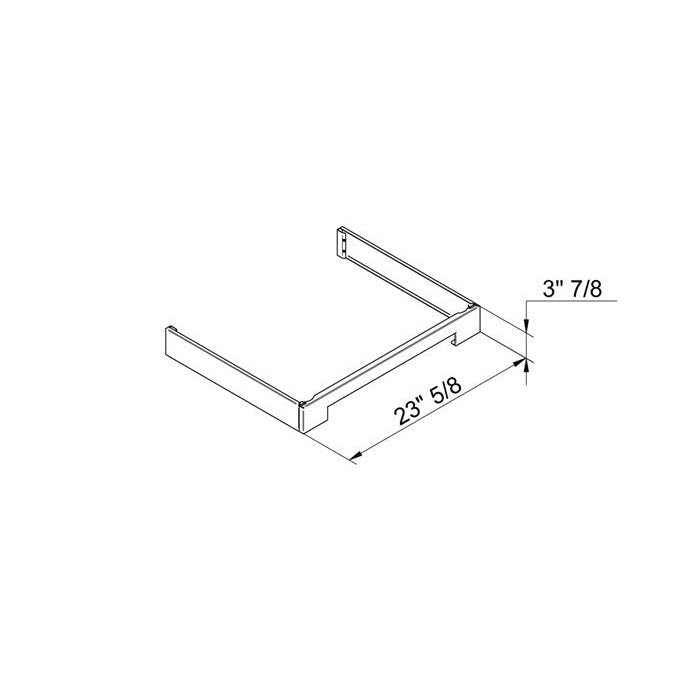 Bertazzoni 24" Stainless Steel Toekick Panel