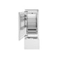 Bertazzoni 30" 15.5 Cu.Ft. Panel Ready Built-In Bottom Mount Refrigerator With Ice Maker and Left Swing Door
