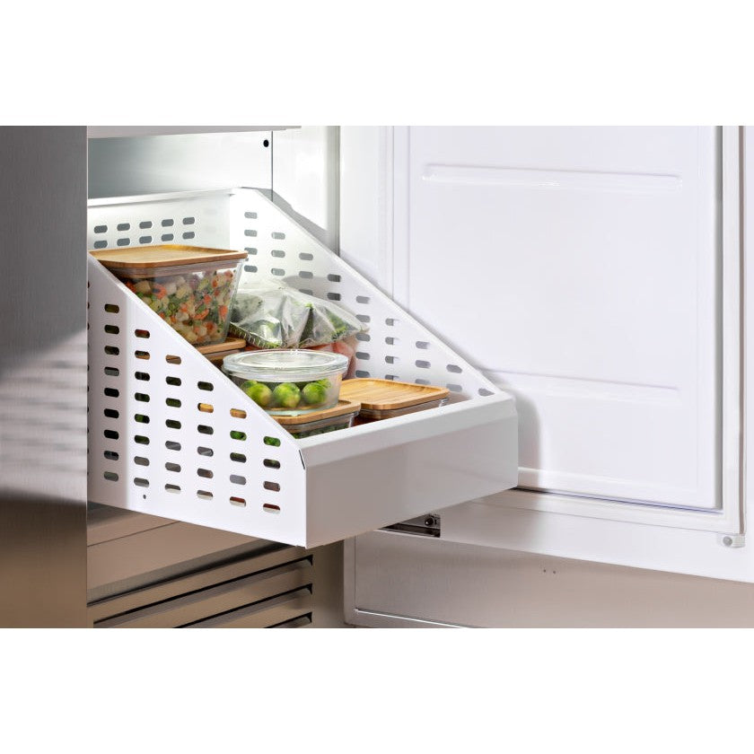 Bertazzoni 30" 16.8 Cu.Ft. Stainless Steel Built-in Freezer Column With Automatic Ice Maker and Left Swing Door