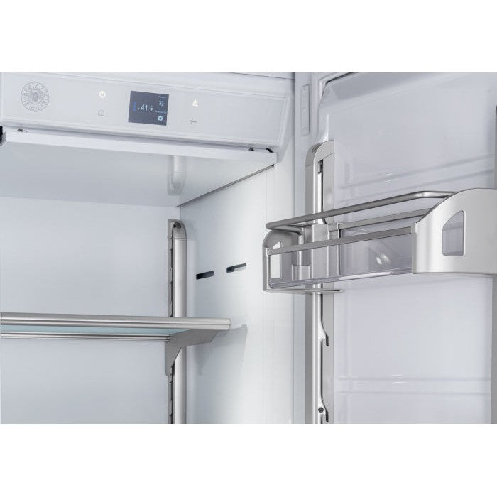 Bertazzoni 30" 16.8 Cu.Ft. Stainless Steel Built-in Freezer Column With Automatic Ice Maker and Right Swing Door