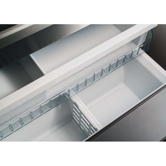 Bertazzoni 36" 21.6 Cu.Ft. Stainless Steel Freestanding French Door Refrigerator With Automatic Ice Maker and Water Dispenser