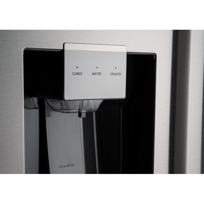 Bertazzoni 36" 21.6 Cu.Ft. Stainless Steel Freestanding French Door Refrigerator With Automatic Ice Maker and Water Dispenser