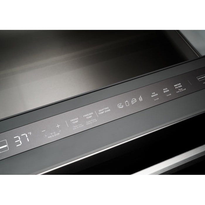 Bertazzoni 36" 21.6 Cu.Ft. Stainless Steel Freestanding French Door Refrigerator With Automatic Ice Maker and Water Dispenser