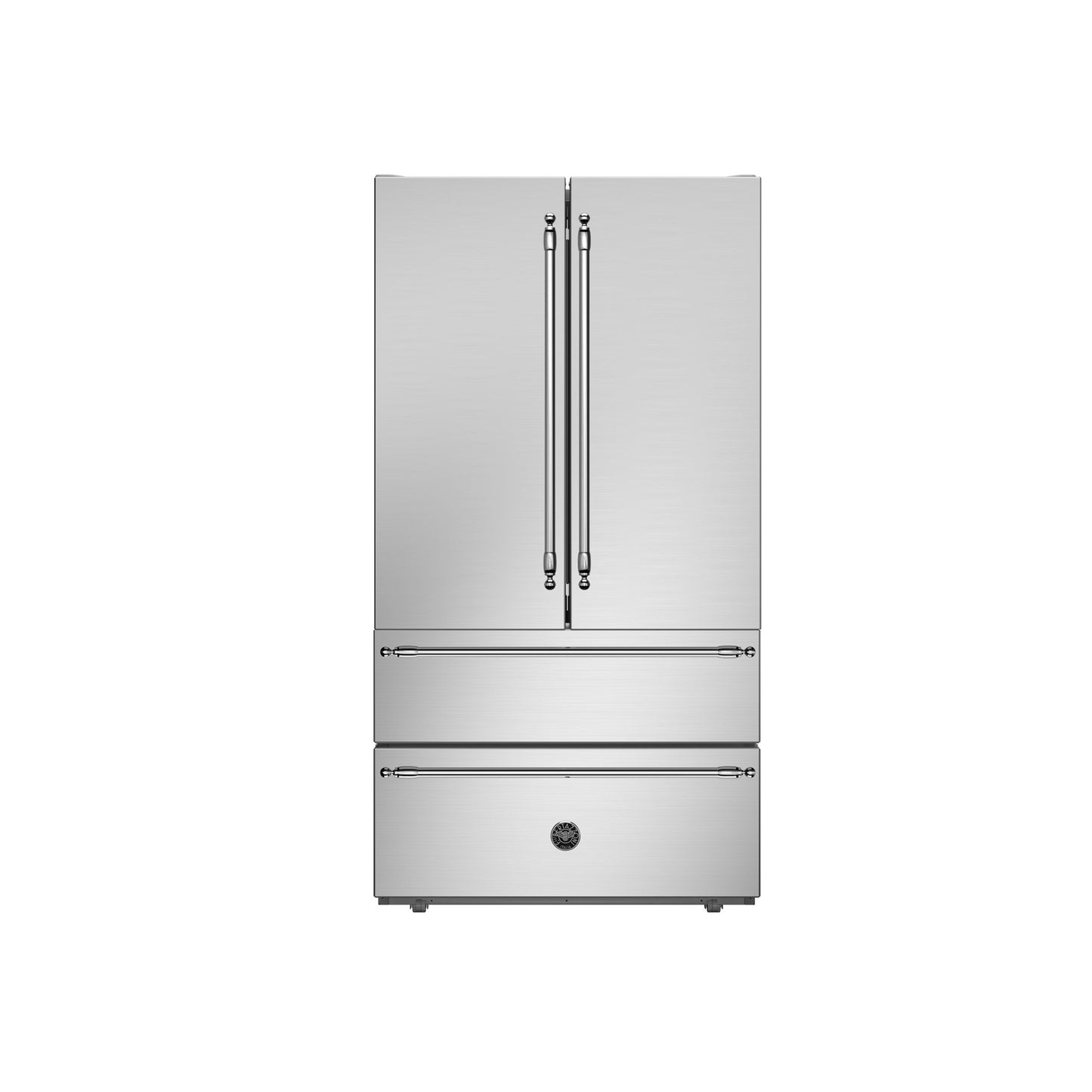 Bertazzoni 36" 22.5 Cu.Ft. Stainless Steel Freestanding French Door Refrigerator With Automatic Ice Maker