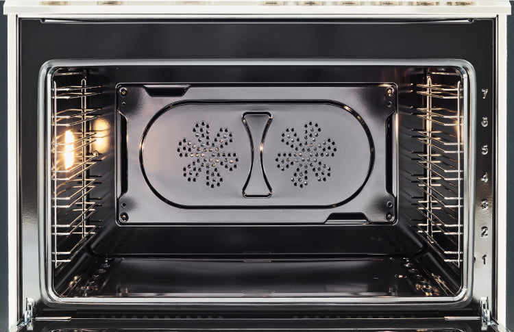Bertazzoni Heritage Series 36" 6 Brass Burners Stainless Steel Propane Gas Range With 5.9 Cu.Ft. Oven