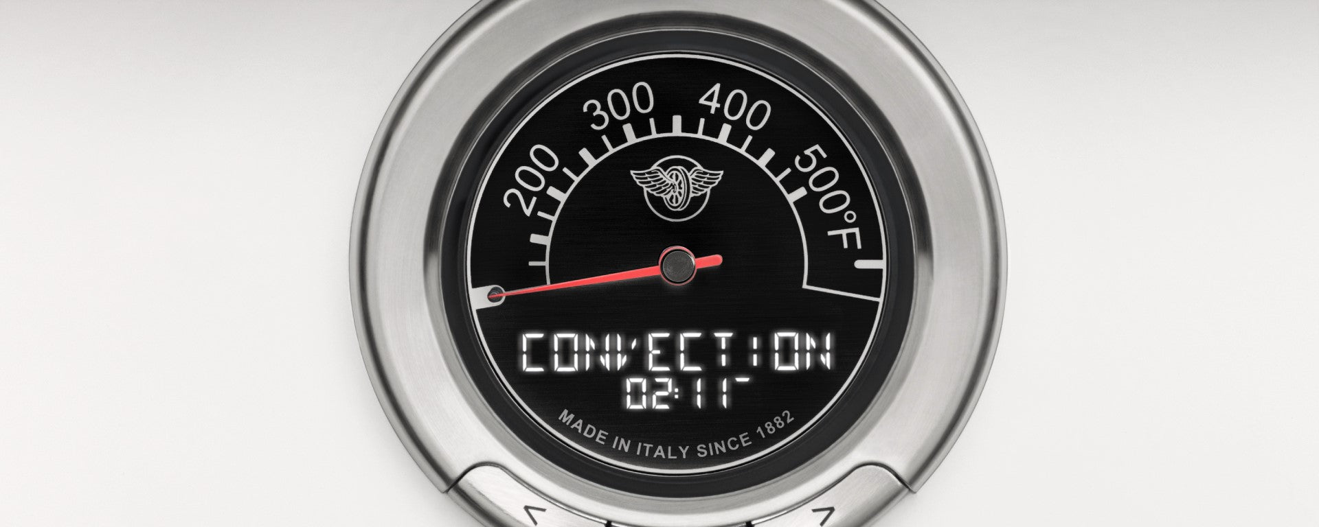 Bertazzoni Heritage Series 48" 6 Brass Burners Nero Matt Propane Gas Range With 7 Cu.Ft. Electric Self-Clean Double Oven and Electric Griddle