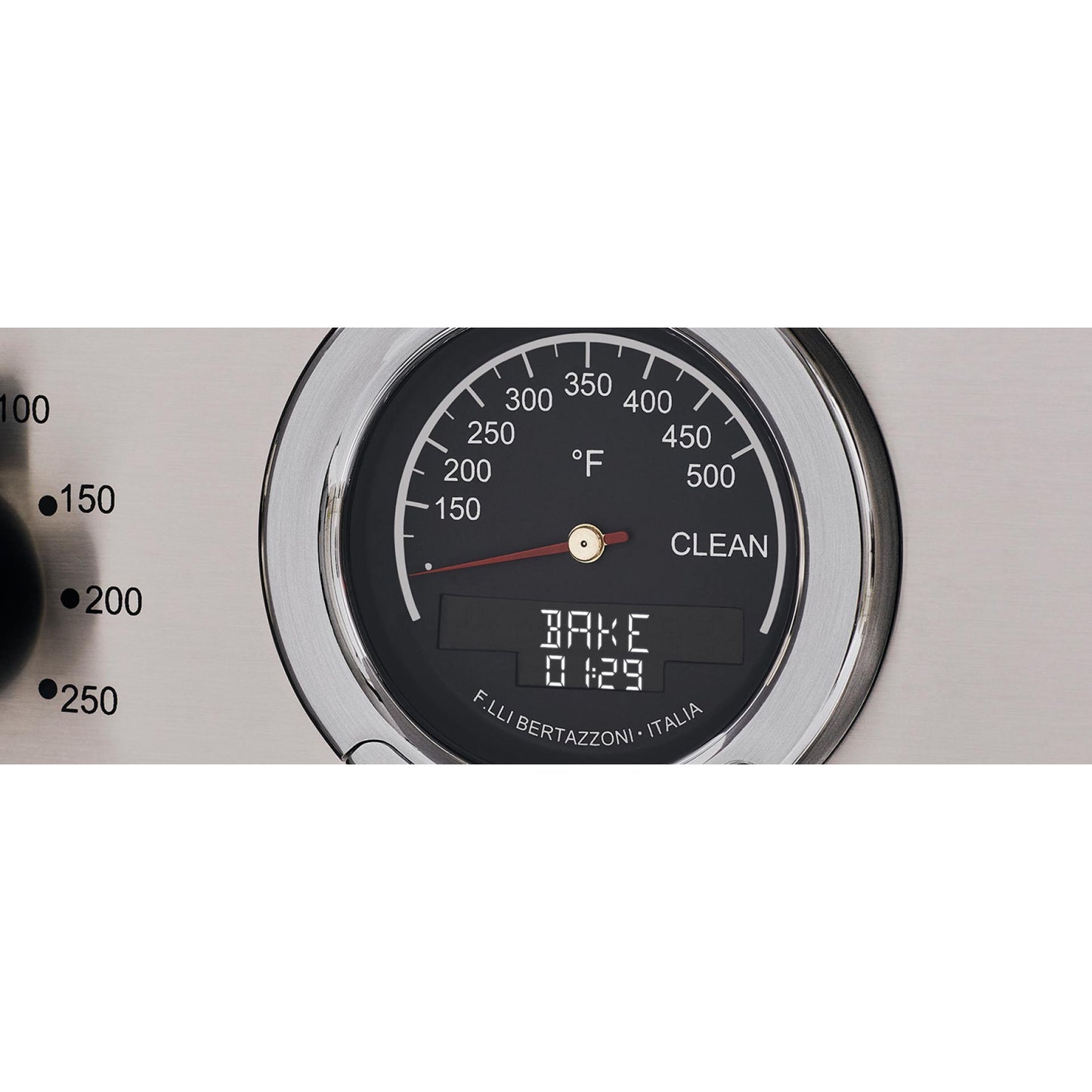 Bertazzoni Heritage Series 48" 6 Brass Burners Stainless Steel Dual Fuel Range With 7 Cu.Ft. Electric Self-Clean Double Oven and Griddle