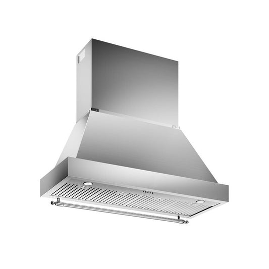 Bertazzoni Heritage Series 48" Wall Mount Base Hood With 600 CFM Motor