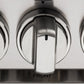 Bertazzoni Master Series 24" 4 Aluminum Burners Nero Matt Freestanding Propane Gas Range With 2.5 Cu.Ft. Oven