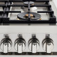 Bertazzoni Master Series 30" 5 Aluminum Burners Nero Matt Freestanding Propane Gas Range With 4.7 Cu.Ft. Oven