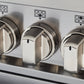 Bertazzoni Master Series 30" 5 Aluminum Burners Nero Matt Freestanding Propane Gas Range With 4.7 Cu.Ft. Oven
