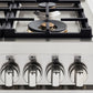 Bertazzoni Master Series 36" 5 Aluminum Burners Nero Matt Freestanding Propane Gas Range With 5.9 Cu.Ft. Oven