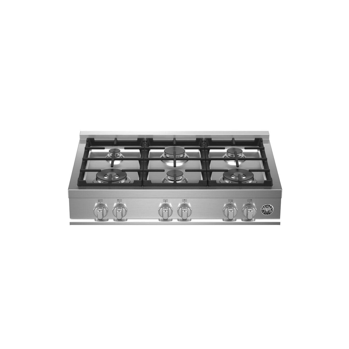 Bertazzoni Master Series 36" 6 Aluminum Burners Stainless Steel Gas Rangetop