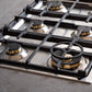Bertazzoni Master Series 36" 6 Brass Burners Stainless Steel Drop-in Gas Cooktop