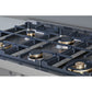 Bertazzoni Master Series 36" 6 Brass Burners Stainless Steel Gas Rangetop