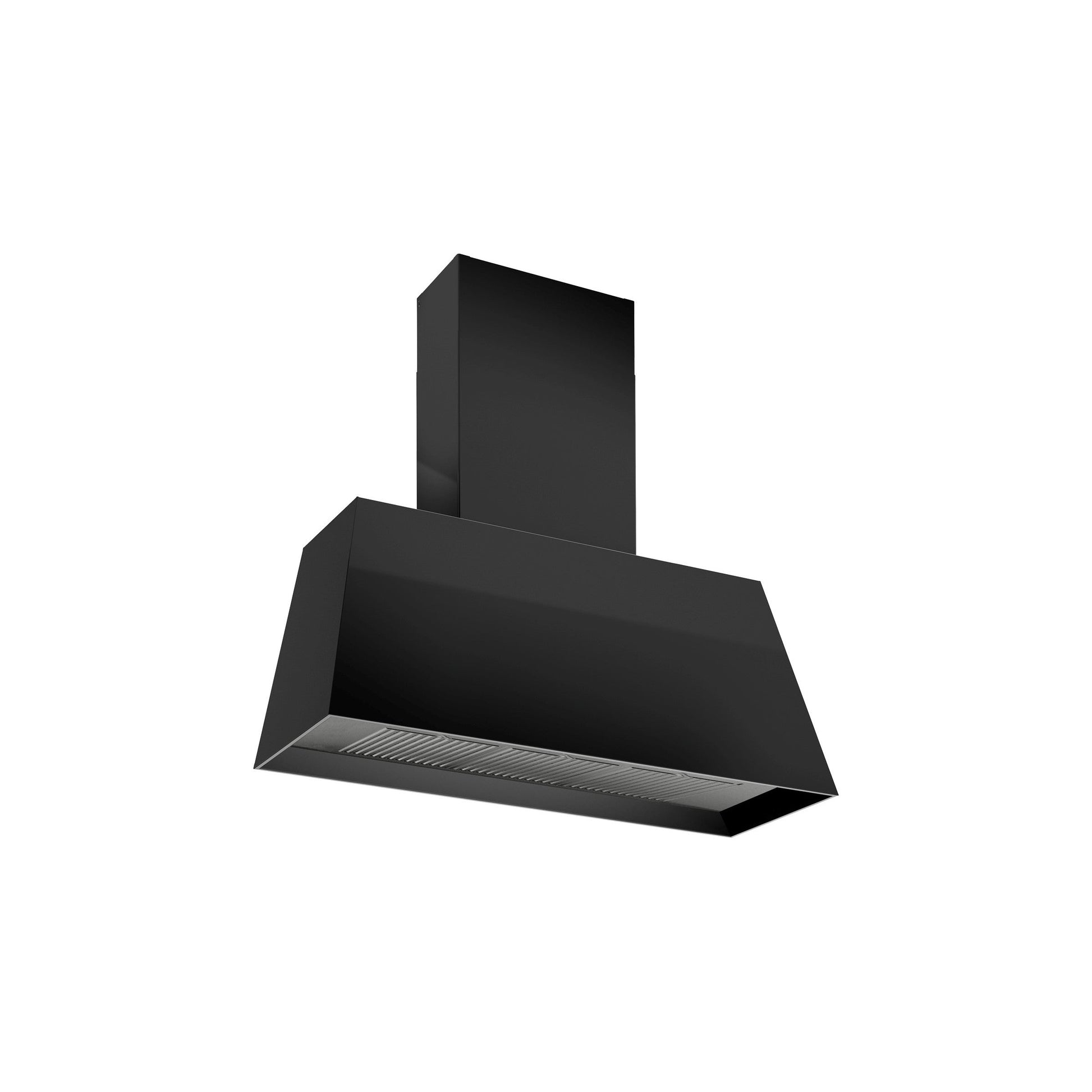 Bertazzoni Master Series 36" Nero Matt Contemporary Wall Mount Canopy Hood With 600 CFM Motor