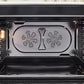 Bertazzoni Master Series 48" 6 Aluminum Burners Bianco Matt Freestanding Propane Gas Range With 7.2 Cu.Ft. Double Oven and Electric Griddle