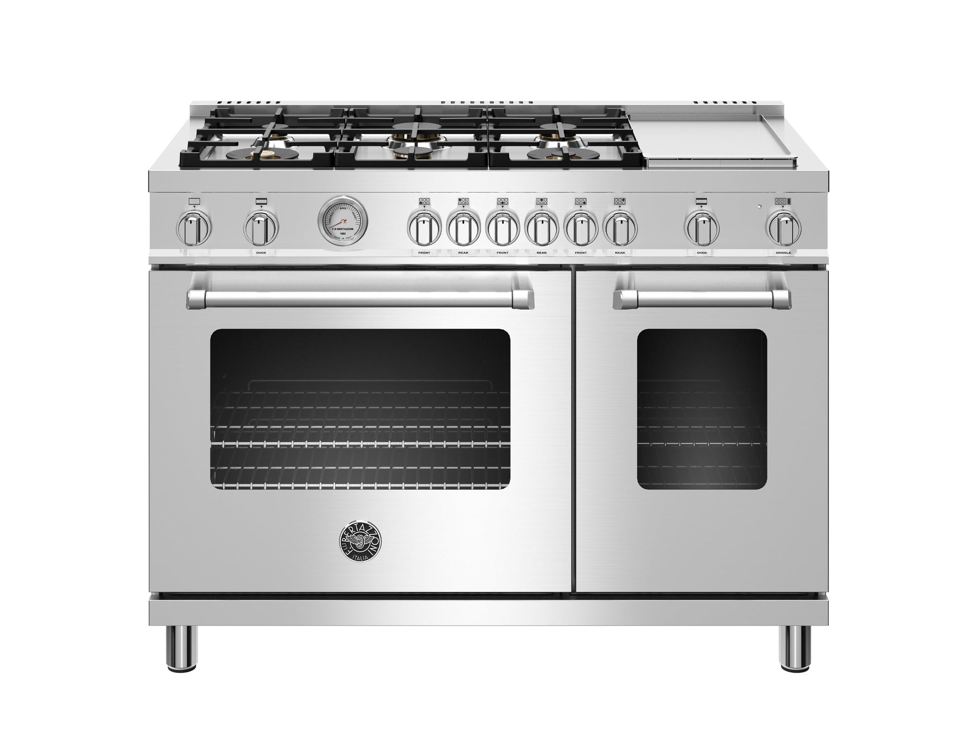 https://kitchenoasis.com/cdn/shop/files/Bertazzoni-Master-Series-48-6-Brass-Burners-Stainless-Steel-Freestanding-Propane-Gas-Range-With-7_2-Cu_Ft_-Double-Oven-and-Electric-Griddle.jpg?v=1687831126&width=1946