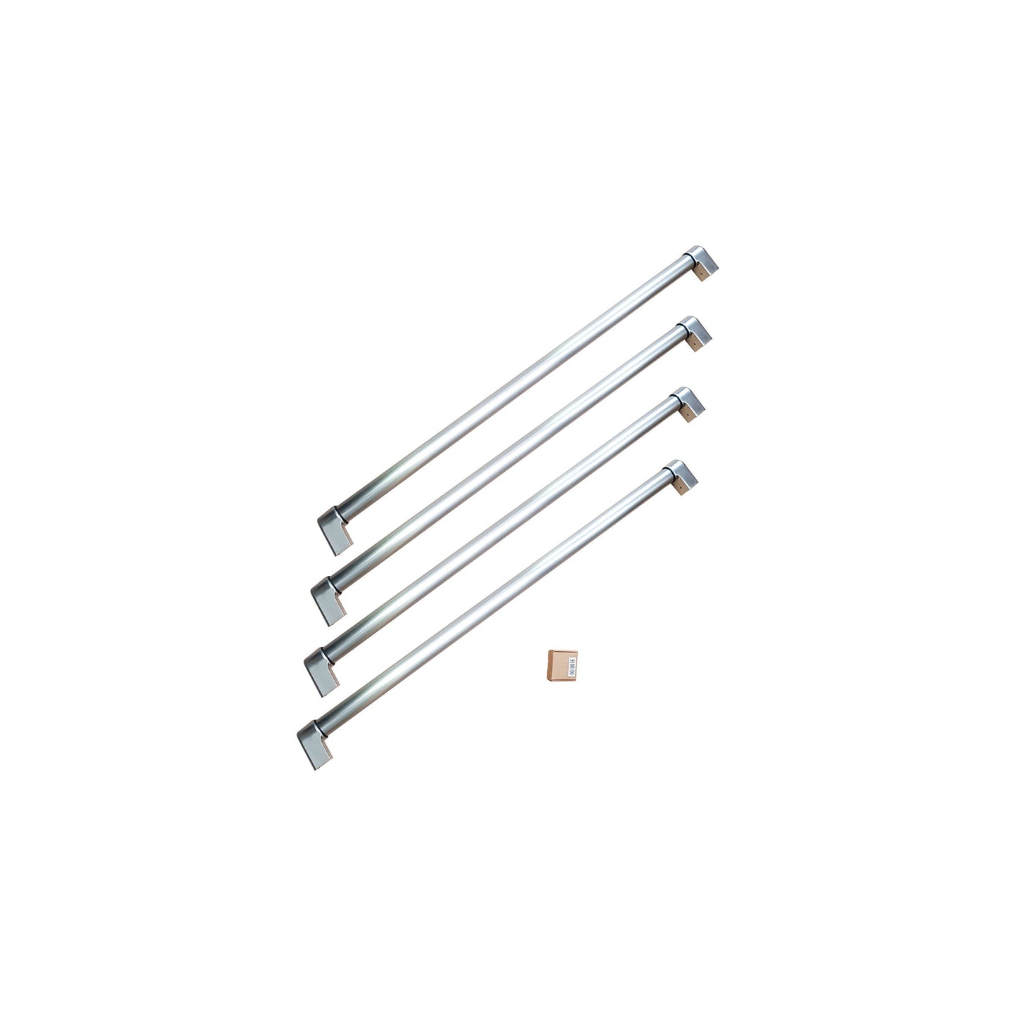 Bertazzoni Master Series Stainless Steel New Range Style Handle Kit for 36" Freestanding French Door Refrigerator