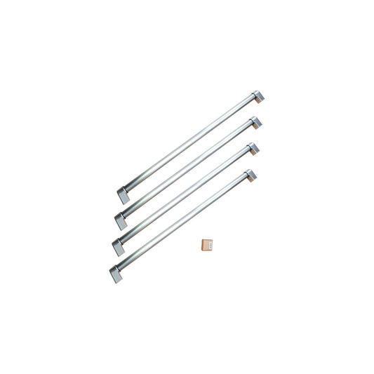 Bertazzoni Master Series Stainless Steel New Range Style Handle Kit for 36" Freestanding French Door Refrigerator