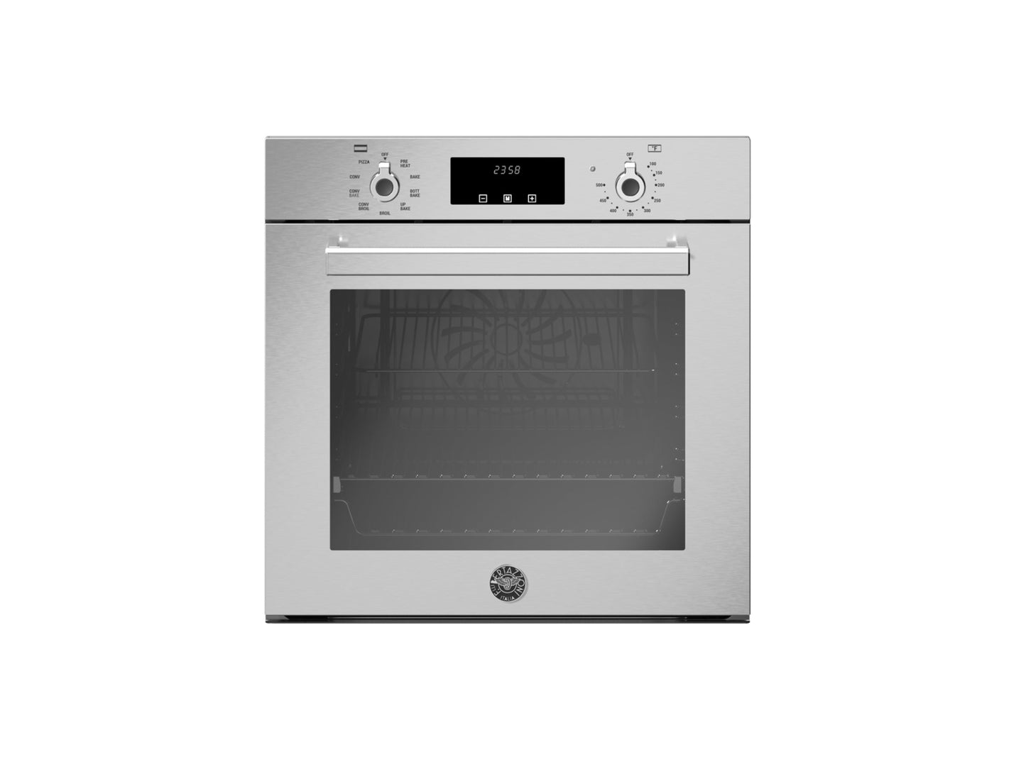 Bertazzoni Professional Series 24" 2.7 Cu.Ft. Stainless Steel Convection Electric Wall Oven