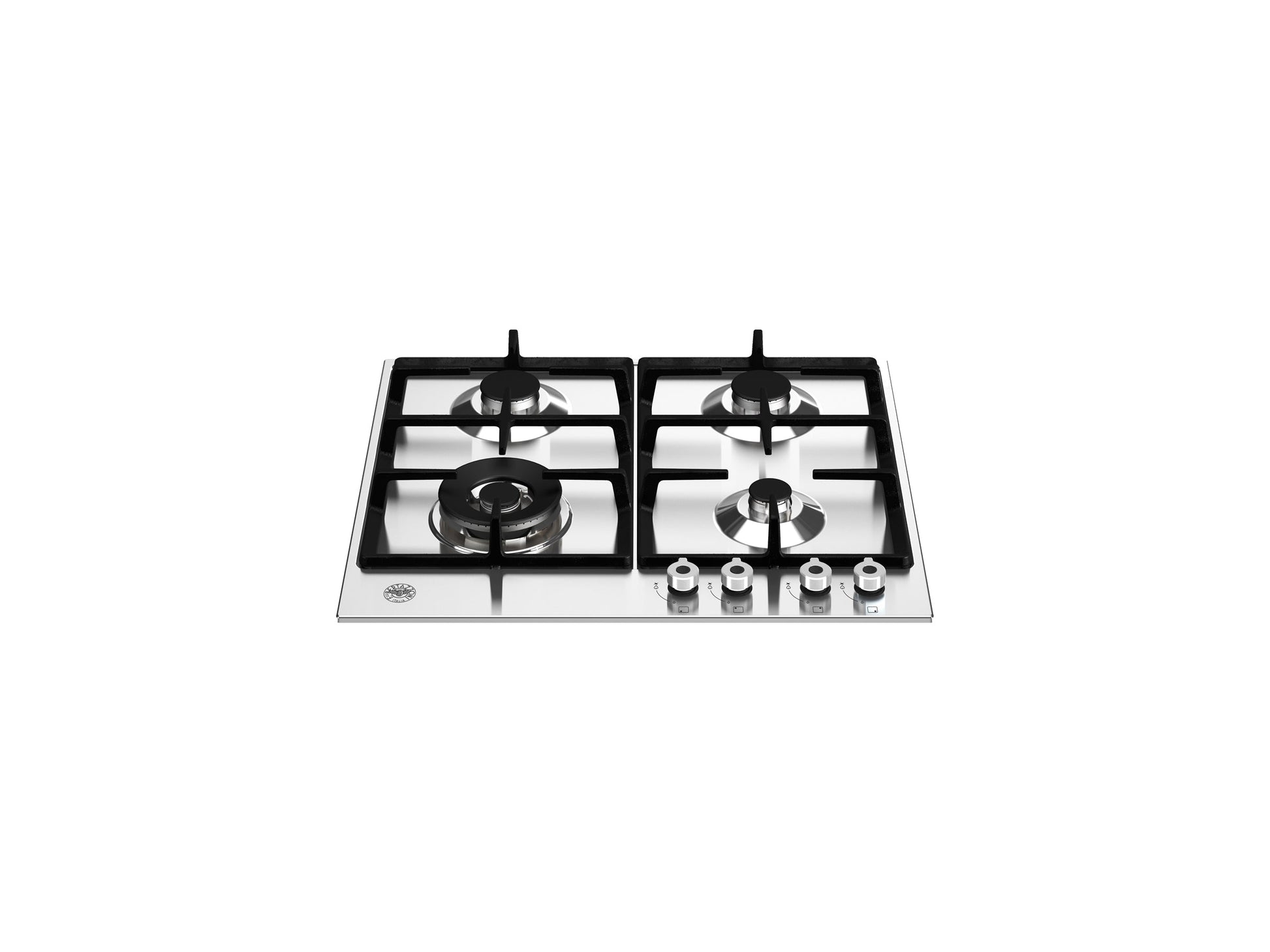 Bertazzoni Professional Series 24" 4 Aluminum Burners Stainless Steel Front Control Gas Cooktop