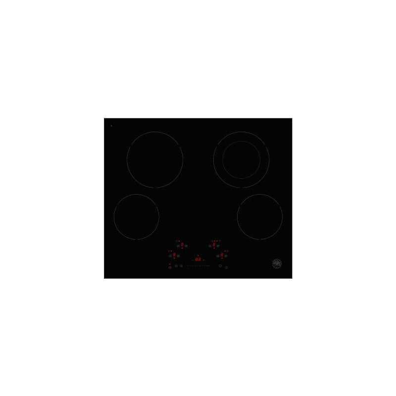 Bertazzoni Professional Series 24" 4 Heating Zones Nero Touch Control Electric Cooktop