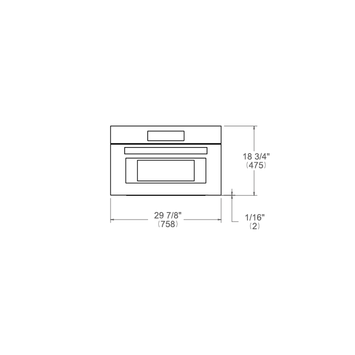 Bertazzoni Professional Series 30" 1.34 Cu.Ft. Stainless Steel Convection Electric Steam Oven