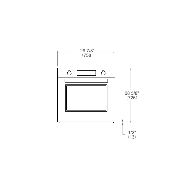 Bertazzoni Professional Series 30" 4.1 Cu.Ft. Stainless Steel Self-Clean Convection Electric Wall Oven With Bertazzoni Assistant