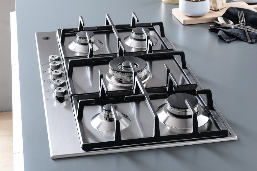 Bertazzoni Professional Series 36" 5 Aluminum Burners Stainless Steel Front Control Gas Cooktop