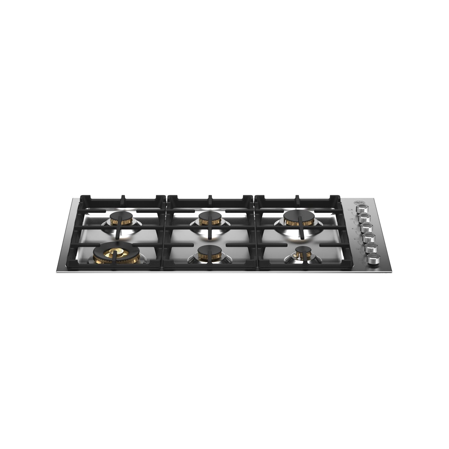 Bertazzoni Professional Series 36" 6 Brass Burners Stainless Steel Drop-in Gas Cooktop