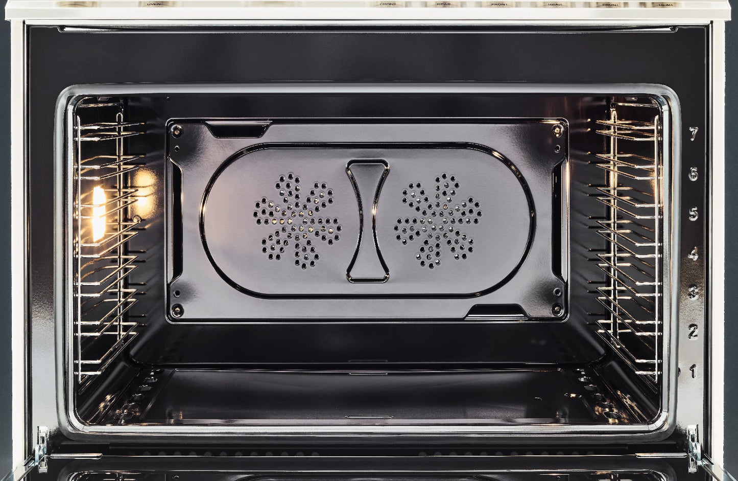 Bertazzoni Professional Series 36" 6 Brass Burners Stainless Steel Freestanding Dual Fuel Range With Cast Iron Griddle and 5.7 Cu.Ft. Electric Self-Clean Oven