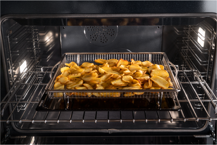 Bertazzoni Professional Series 36" 6 Brass Burners Stainless Steel Freestanding Dual Fuel Range With Cast Iron Griddle and 5.7 Cu.Ft. Electric Self-Clean Oven