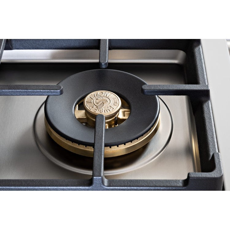 Bertazzoni Professional Series 48" 6 Brass Burners Stainless Steel Gas Rangetop With Electric Griddle