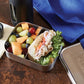Bits Kits Stainless Steel Snack Container 2 Sections - (25 Pieces)