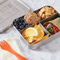 Bits Kits Stainless Steel Snack Container 5 Sections - (20 Pieces)