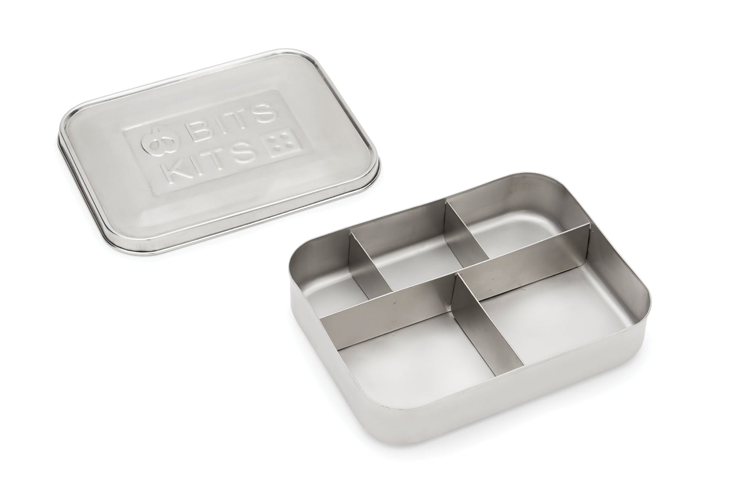 Bits Kits Stainless Steel Snack Container 5 Sections - (20 Pieces)