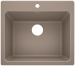 Blanco Liven 25" Truffle Silgranit Laundry Sink by Chemcore Industries