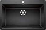 Blanco Liven Super Single 33" Volcano Gray Silgranit Kirchen Sink by Chemcore Industries
