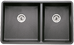 Blanco Precis 1-3/4 Bowl 33" White Silgranit Kirchen Sink by Chemcore Industries