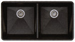Blanco Precis Equal Double 30" Soft White Silgranit Kirchen Sink by Chemcore Industries