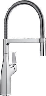 Blanco Rivana Semi-Pro PVD Steel Kitchen Faucet by Chemcore Industries