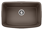 Blanco Valea Single Bowl 27" Metallic Gray Silgranit Kirchen Sink by Chemcore Industries