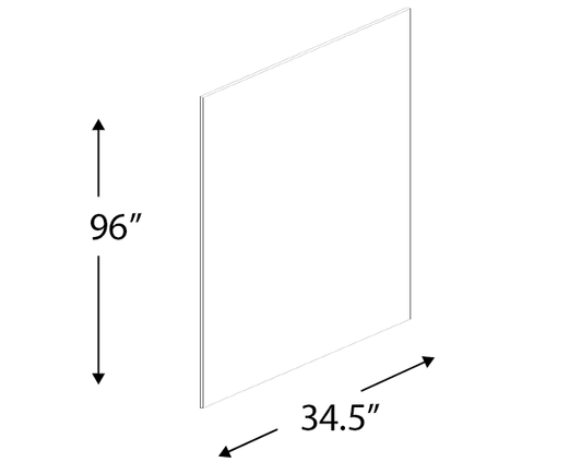 Blue Valley Cabinets 1/2" Natural Plywood Panel, UV Both Sides (DW-PNL-UNFINISHED)