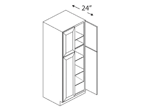 Blue Valley Cabinets 24" x 84" x 24" Pantry Cabinet Box (DW-PC248424)